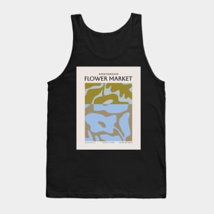 Flower Market Amsterdam Abstract Art Tank Top